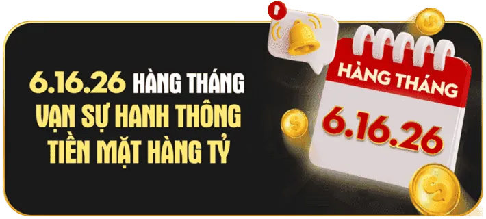 Hình ảnh các ưu đãi và tiền thưởng mới nhất tại vip52 win