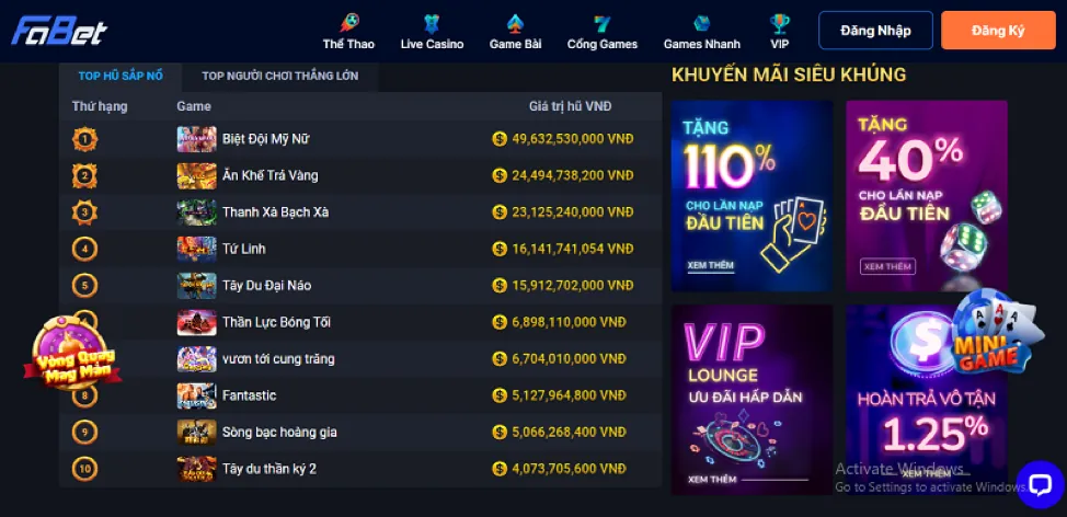 Cam kết chất lượng dịch vụ và bảo mật từ VIP52 Win
